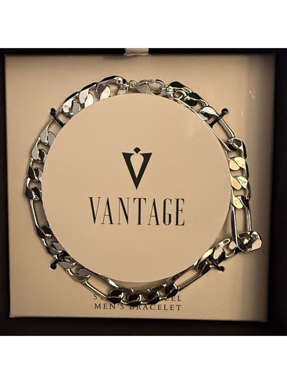 Stainless steal Men's Bracelet Tarnish free bracelet silver unisex jewelry